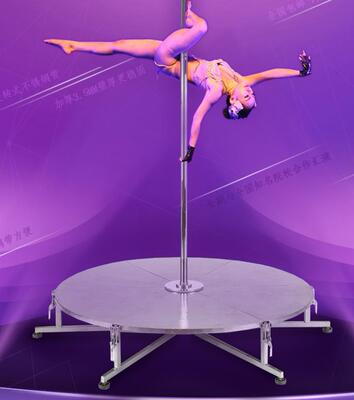 便携式移动式圆形钢管舞舞台钢管舞钢管圆形户外演出舞台