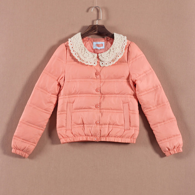 QS◆专柜剪标撤柜冬装新款女装可拆卸勾花娃