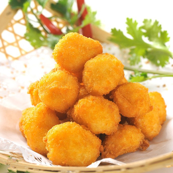 三统万福黄金鱿米花1000g鱿鱼花 轰炸大鱿鱼鸡排店油炸小吃半成品