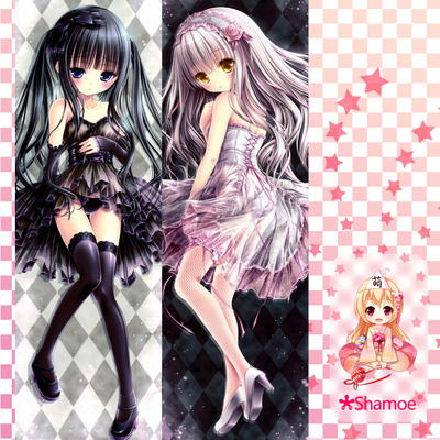 尚萌 白 月夜茶会 てぃんくる tinkle动漫等身抱枕萌少女b1878