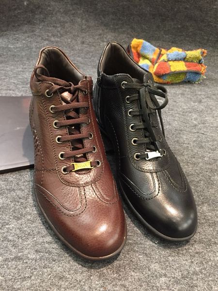 bomy宝威意大利品牌黑色棕色羊驼时尚休闲男鞋