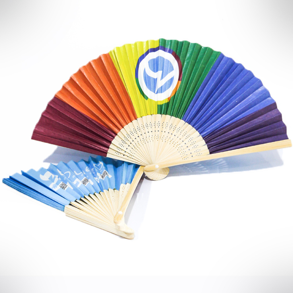 『blued』官方正版定制彩虹折扇 经典彩虹&蓝色情怀款