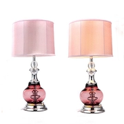 Европейские кристаллический светильник таблицы спальни лампа прикроватная лампа современный минималистский гостиной лампа творческого украшения свадебной моды