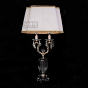 Европейско-американский гостиной исследование меди лампы спальня ночники средиземноморского творческих моде ретро освещения