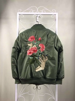 【gss】正品 undercover 高桥盾 鬼手玫瑰花刺绣 空军ma1夹克外套