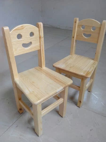 包邮实木儿童学习桌椅靠背椅儿童小板凳幼儿园凳子宝宝餐桌松木椅