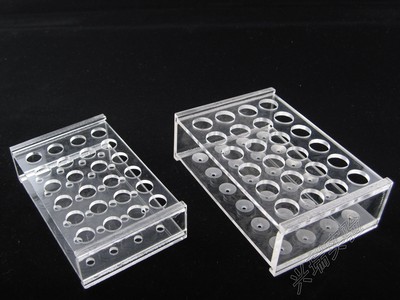 兴瑞实验 实验室专用耗材 5ml离心管架有机玻璃 24孔