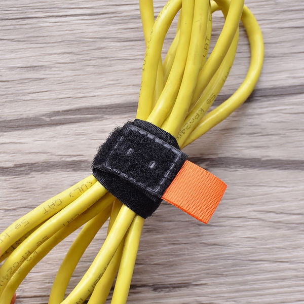 日本魔术贴绑线带 电线数据线收纳整理扎带 糖果色捆线带理线器