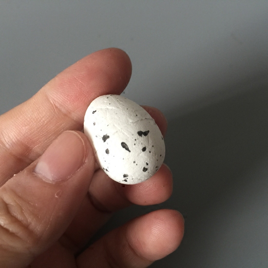 鸟蛋仿真鹌鹑蛋泡沫假蛋小鸡蛋鸟窝鸟巢假蛋模型微型拍摄早教道具