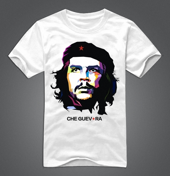 切格瓦拉头像短袖t恤 自由斗士el che 可定制男款纯棉印花宽松tee