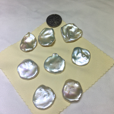 Ювелирные изделия и полуфабрикаты 特大花瓣天然淡水珍珠颗粒散珠