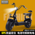 Harley phía trước và phía sau giảm xóc hai bánh xe lốp rộng pin xe điện vào một đôi pin lithium chì-axit xe máy điện ghế đệm xe đạp điện nữ Xe đạp điện