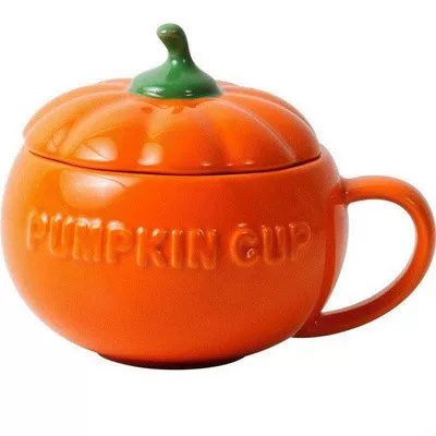Halloween Pumpkin cup, creative ceramic cup, mug cup, cup of