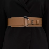 Women PU Black Corset Belts 2021 New Fashion Elastic Waist C