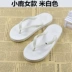 Phụ nữ thời trang giản dị mới phẳng với phim hoạt hình flip-flops bãi biển bình thường flip-flops màu rắn nhà dép nữ Dép