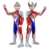 Khai Sáng Ultraman Gia Cố Mecha Đồ Chơi Khối Xây Dựng Lắp Ráp Dada Oub Đồ chơi robot / Transformer / Puppet cho trẻ em