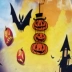 Mặt dây chuyền thẻ Halloween Bí ngô treo Đồ dùng trang trí Halloween Mẫu giáo Cảnh vải treo tường - Sản phẩm Đảng / Magic / Hiệu suất Sản phẩm Đảng / Magic / Hiệu suất