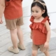 Elf cô gái bé quần áo bé quần short mùa hè cotton 0-1-3 năm tuổi bé mặc Hàn Quốc quần âu phần mỏng