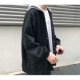 Ông Fang inch 18 mùa xuân và Hàn Quốc phiên bản của nam sinh viên giả hai mảnh áo bat tay áo lỏng thường đội mũ trùm đầu áo khoác nam áo khoác
