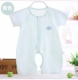 Bé mùa hè Xiêm quần áo sơ sinh 3 tháng 0 phần mỏng 6 ngắn tay áo nam giới và phụ nữ bé sơ sinh cotton mùa hè ăn mặc quần áo liền thân mùa hè Áo liền quần