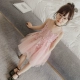 Quần áo trẻ em cô gái mùa hè váy mới công chúa váy Hàn Quốc váy lưới bé gái cổ tròn không tay váy váy - Váy Váy