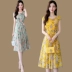 2019 Mùa hè Thời trang mới Bán Vipshop Thương hiệu Nấm nữ Đường phố Trung tâm mua sắm Jingdong In đầm - váy đầm