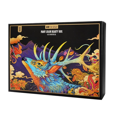 Bộ trang điểm Unicorn Bộ mỹ phẩm cho người mới bắt đầu Mystery Deer Box Set son môi Kẻ mắt Beauty Makeup Bộ hoàn chỉnh chính hãng - Bộ trang điểm