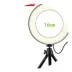 6-inch USB neo máy tính để bàn di động Tự sướng lấp đầy ánh sáng khung giá đỡ chân máy phát sóng trực tiếp Internet thiết bị người nổi tiếng lấp đầy ánh sáng - Thiết bị sân khấu