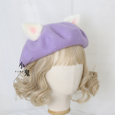 taobao agent Japanese cute woolen hat, beret