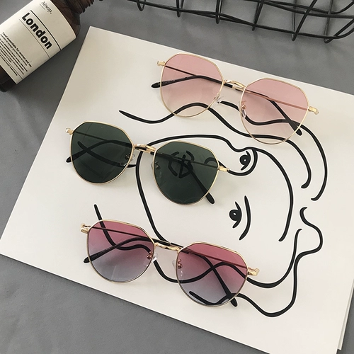 Брендовые ретро солнцезащитные очки, коллекция 2023, популярно в интернете, в корейском стиле