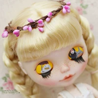 ｝ ｛｛J j j bjd.sd fat baby дядя 346 баллов можно использовать, сделав фотографии реквизита Blythe Flower Ring Materials DIY