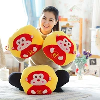 Khỉ và chăn ấm quanh năm phổ biến chăn bông cotton tay ấm hơn ba trong một chưa hoàn thành vải điều hòa đồ chơi điều hòa đồ chơi trẻ em