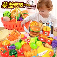 Детская фруктовая игрушка для разрезания, семейная кухня, комплект