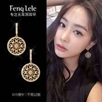 Универсальные серьги, клипсы, популярно в интернете, без проколов ушей