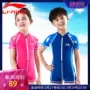 Đồ bơi trẻ em Li Ning bé gái và bé gái mặc quần áo trẻ em dính liền với kem chống nắng cho bé nhanh khô - Bộ đồ bơi của Kid bikini cho bé gái