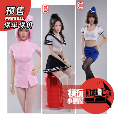 taobao agent Pre-sale CreateModels D-04 1/6 female soldier sexy maid suit a total