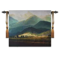 Bỉ jacquard tấm thảm tấm thảm vải sống sofa phòng bối cảnh sơn phong cách Tuscan núi đá mới - Tapestry thảm treo tường