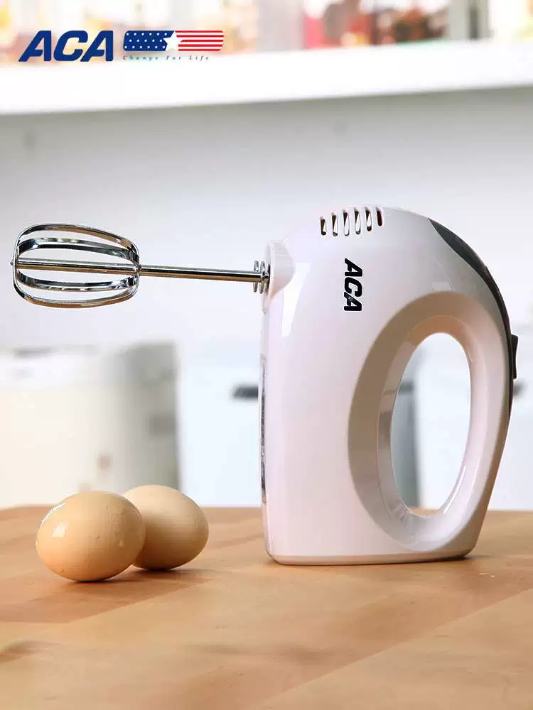 Máy đánh trứng ACA chính hãng Dụng cụ làm bánh điện tại nhà Máy làm kem Máy trộn cầm tay Máy trộn Whisling Bánh - Máy trộn điện