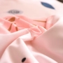 Váy ngủ công chúa gió bốn mảnh phù hợp thoải mái đơn giản và thoải mái polyester với khăn trải giường trên tấm mới thoải mái đơn giản - Váy Petti ga giường có viền
