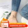 Đồng hành cùng trang sức bạc chuông mèo vòng chân nữ phiên bản Hàn Quốc của học sinh đơn giản Sen mắt cá chân chuỗi vòng chân bạc sterling vòng chân nữ vòng đeo chân cho nữ