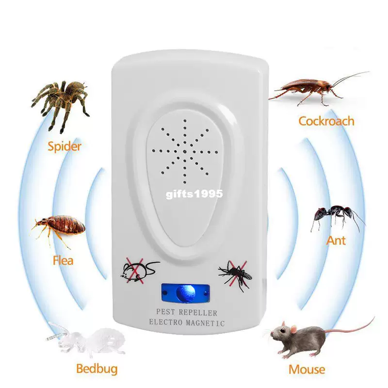 [ Pest Control Ultrasonic mouse repeller mosquito killer Lamp]