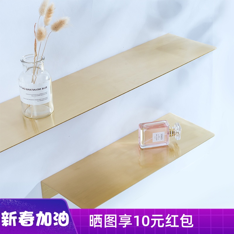 Купить Декоративная полка Скандинавская латунь полка стеллажи слово ...