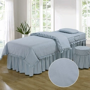 Cao cấp bông chéo denim bedspread vẻ đẹp massage vẻ đẹp dầu gội salon gia đình giường đơn giản bốn đặc biệt custom-made - Trang bị tấm