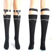 Punk unisex bê bê garter clip leg ring đôi clip garter lụa cotton vớ chống trượt clip (không có vớ. - Nịt Tất