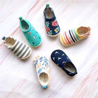 Японская детская эластичная тканевая обувь для раннего возраста в помещении подходит для мужчин и женщин