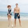 Sứa nóng mùa xuân bơi cặp đôi đồ bơi nữ phù hợp với bãi biển mùa xuân nóng bỏng thể thao Hàn Quốc kích thước lớn mùa hè thời trang bùng nổ - Vài đồ bơi 	đồ đi biển cặp đôi	