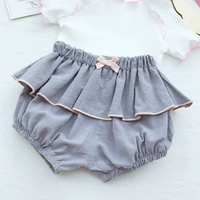 Quần bé ngoài quần short cotton dễ thương Quần bé gái 1 tuổi Quần hoa bé gái nước ngoài hoang dã quần mùa hè - Quần quần baggi bé gái