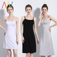 Women girls Full Slips Dress Long Under dresses underskirt