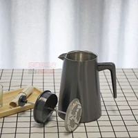 Новый продукт Punching Teapot Double -Layer Method Method Coffee Coffe
