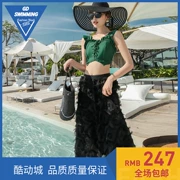 Áo tắm mới 2019 phiên bản Hàn Quốc của mùa xuân hot chống chói váy nữ eo bikini chia áo tắm ba mảnh - Bộ đồ bơi hai mảnh
